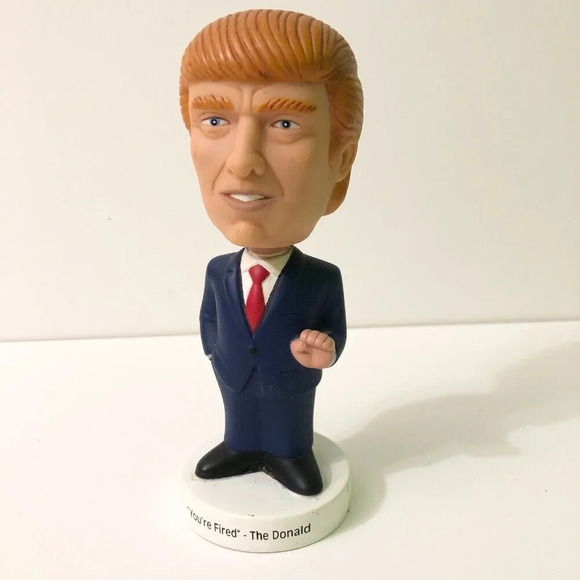 2005 Donald Trump Youre Fired Funko  Wacky Wobbler Apprentice 7 Inch Bobble Head - Picture 1 of 16